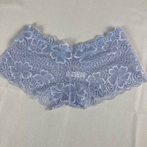 Women’s Purple Chun’s Lingerie Lace Boy shorts. Size F
